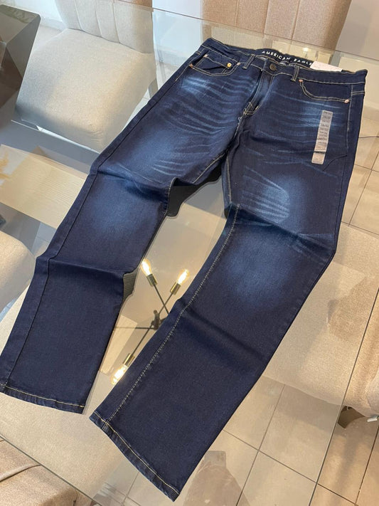 American Eagle Azul Oscuro Liso